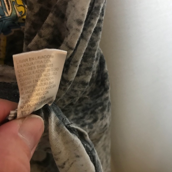 Aerosmith Burnout Distressed hi-Lo T-Shirt 2X - Picture 7 of 7